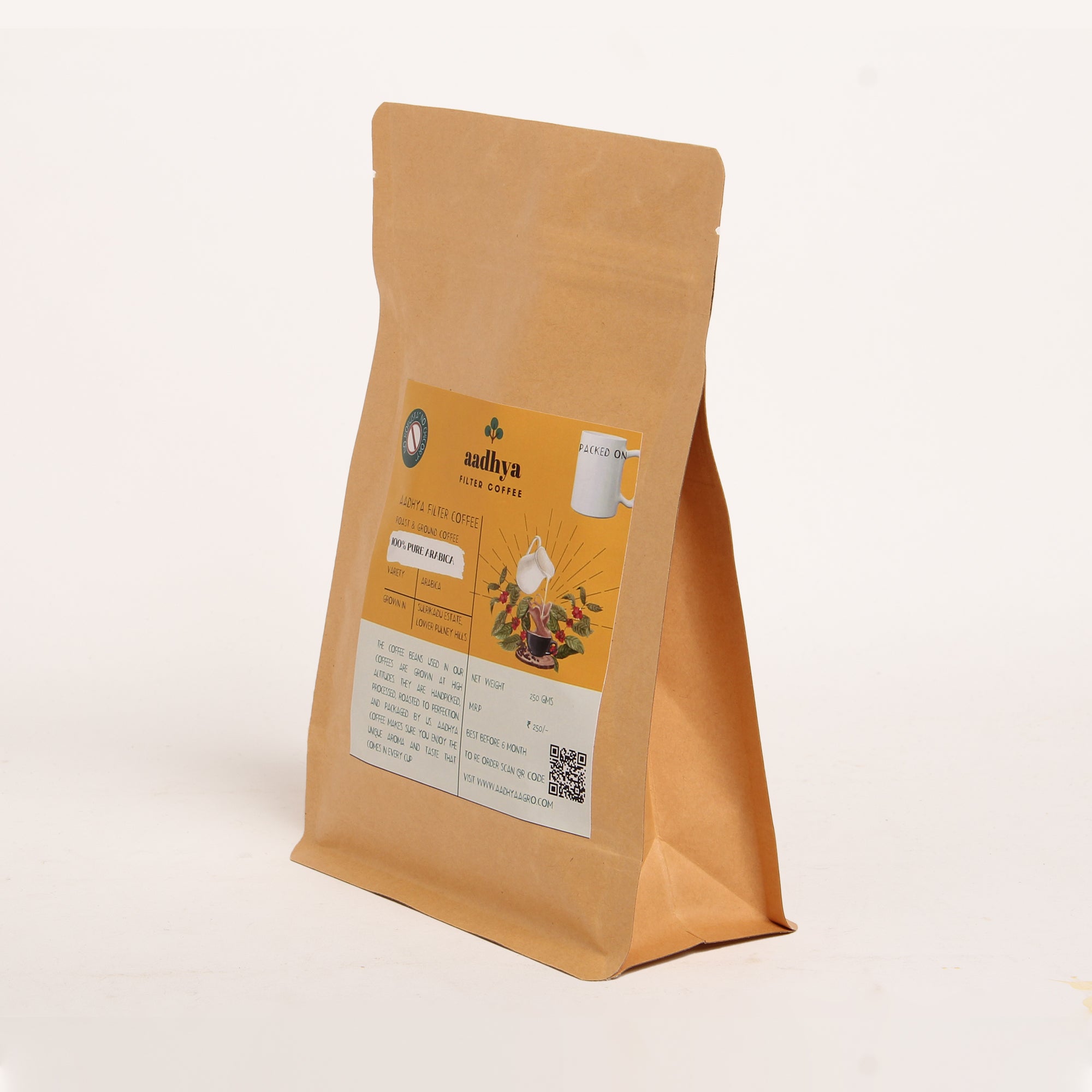 Aadhya | 100 % Pure Arabica Roasted Beans - AADHYA