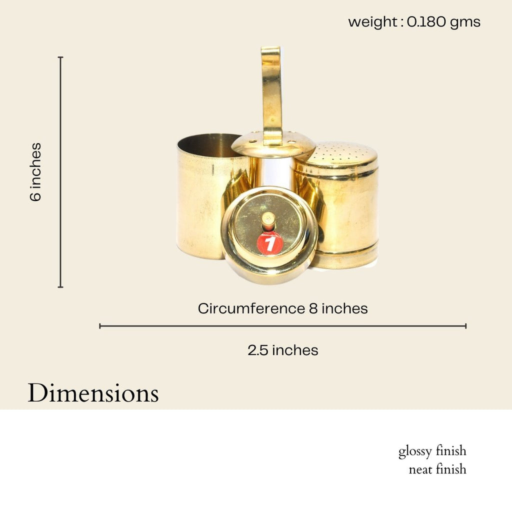 Aadhya | Brass Filter Coffee Maker - AADHYA