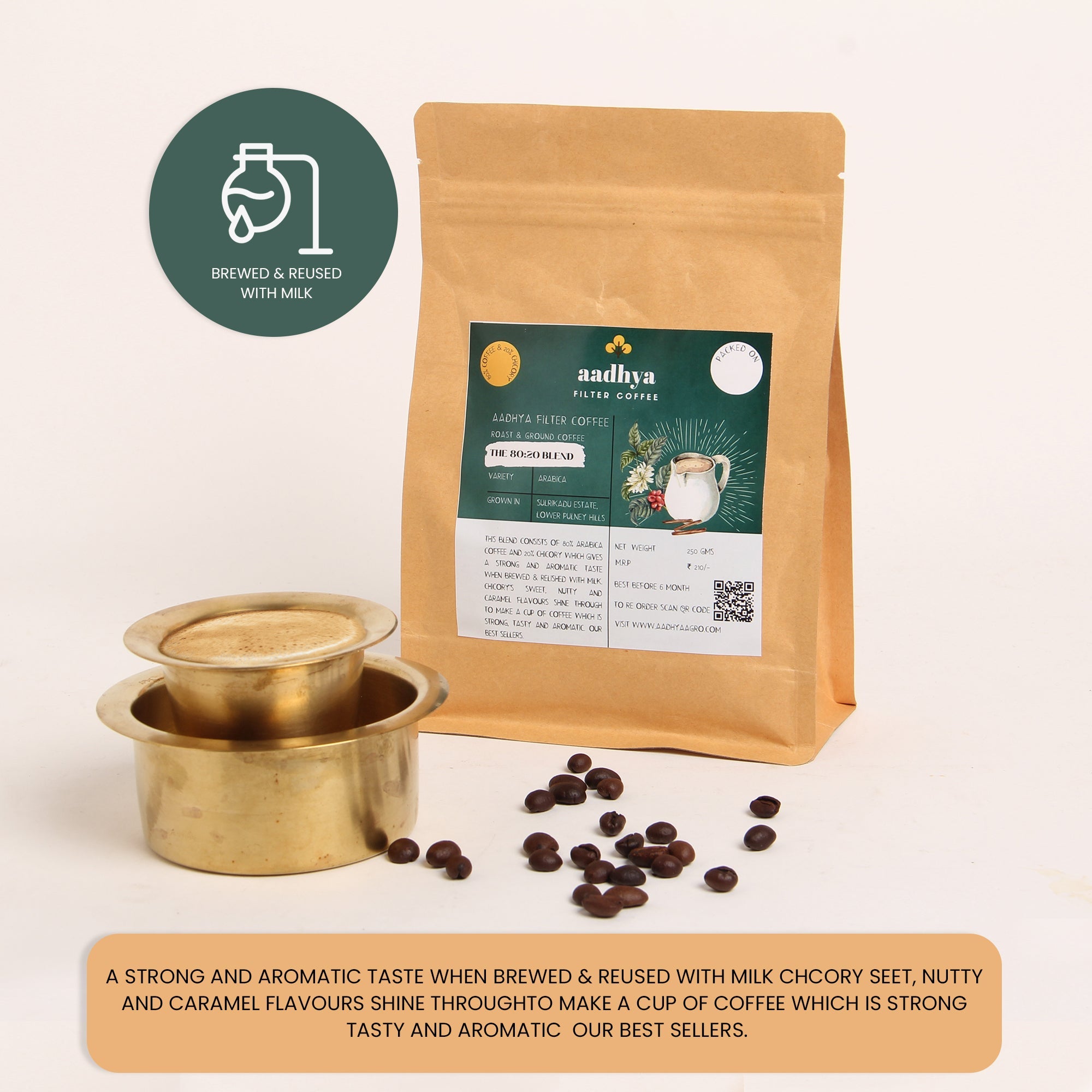 Aadhya | The 80:20 Blend Arabica Coffee And Chicory - AADHYA